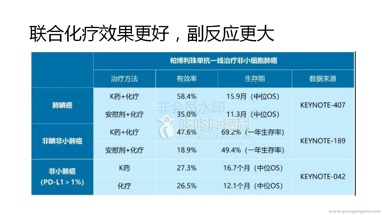 化疗加免疫疗效